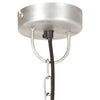 industriel hængelampe 25 W rund 42 cm E27 sølvfarvet