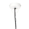 industriel hængelampe 25 W rund 42 cm E27 hvid