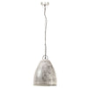 industriel hængelampe 25 W rund 32 cm E27 sølvfarvet