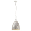 industriel hængelampe 25 W rund 32 cm E27 sølvfarvet