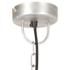 industriel hængelampe 25 W rund 32 cm E27 sølvfarvet