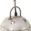industriel hængelampe 25 W rund 32 cm E27 sølvfarvet
