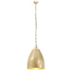 industriel hængelampe 25 W rund 32 cm E27 messingfarvet