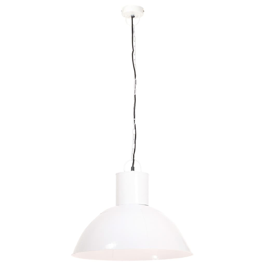 hængelampe 25 W rund 48 cm E27 hvid