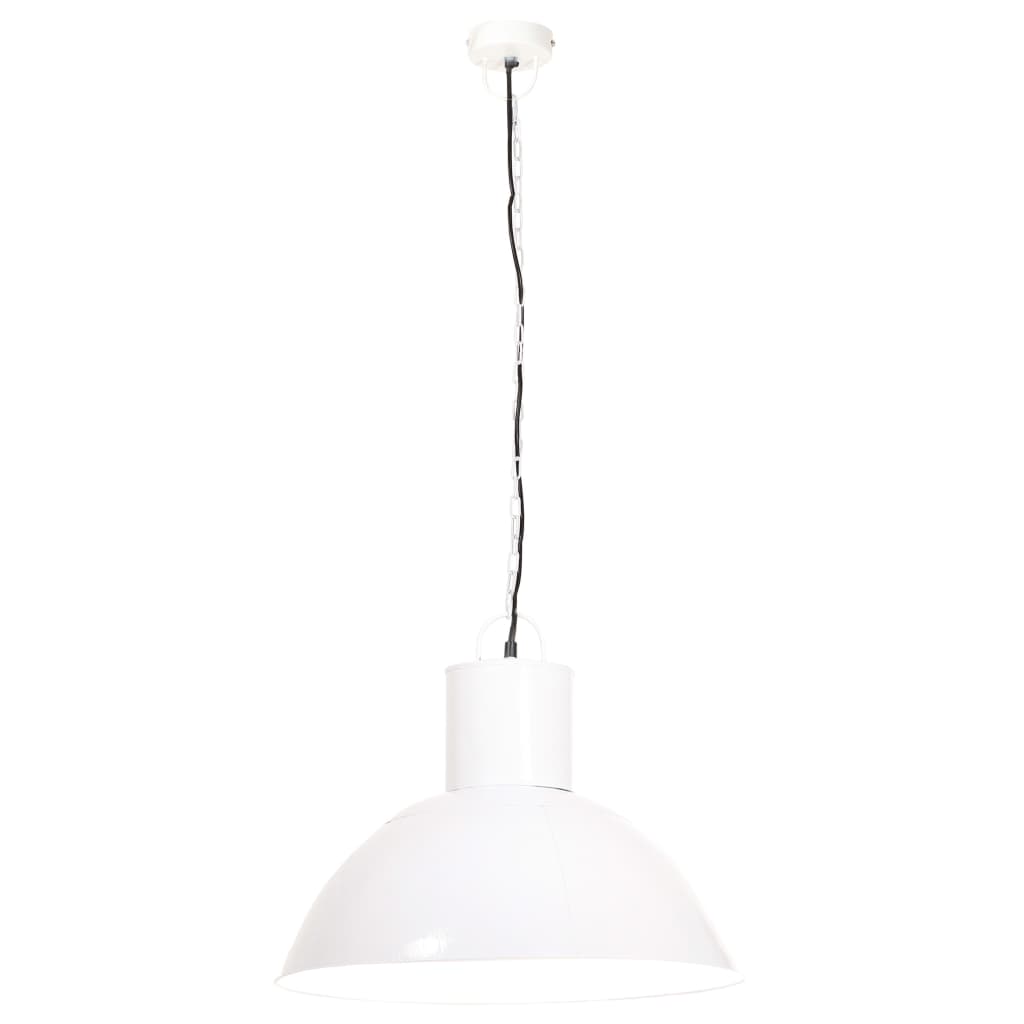 hængelampe 25 W rund 48 cm E27 hvid