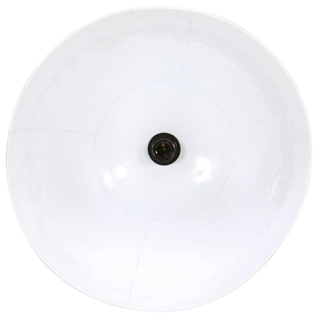 hængelampe 25 W rund 48 cm E27 hvid