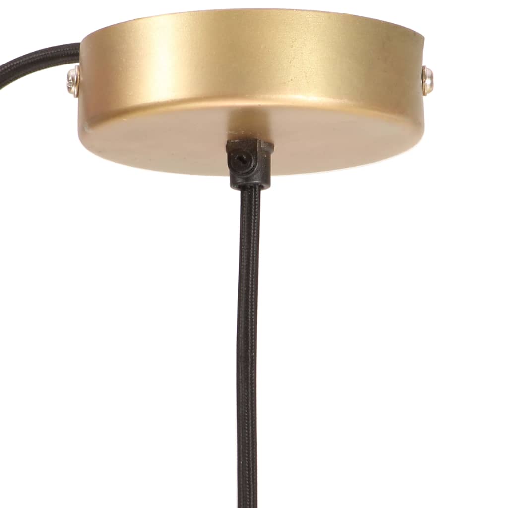hængelampe 25 W rund 17 cm E27 messingfarvet