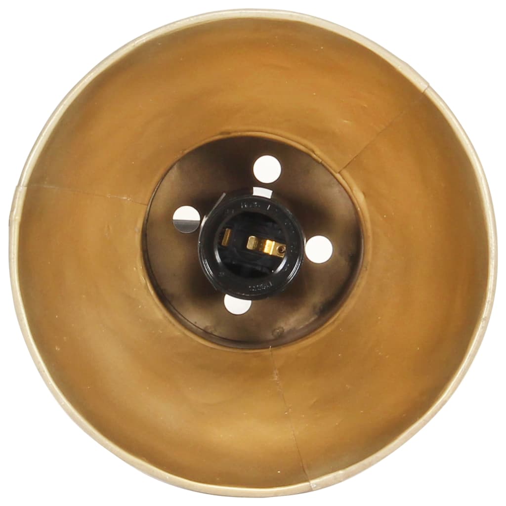 hængelampe 25 W rund 17 cm E27 messingfarvet