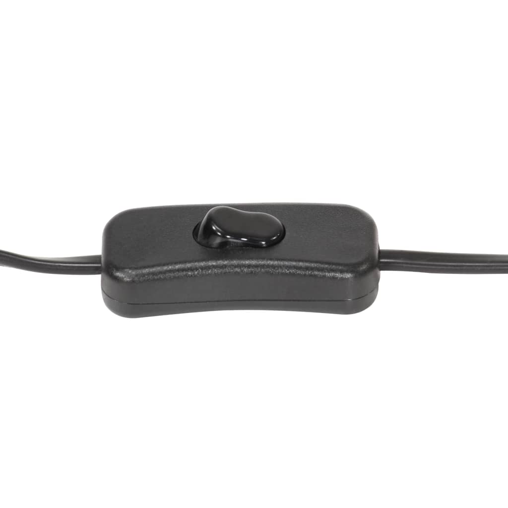 gulvlampe E27 massivt mangotræ hvid