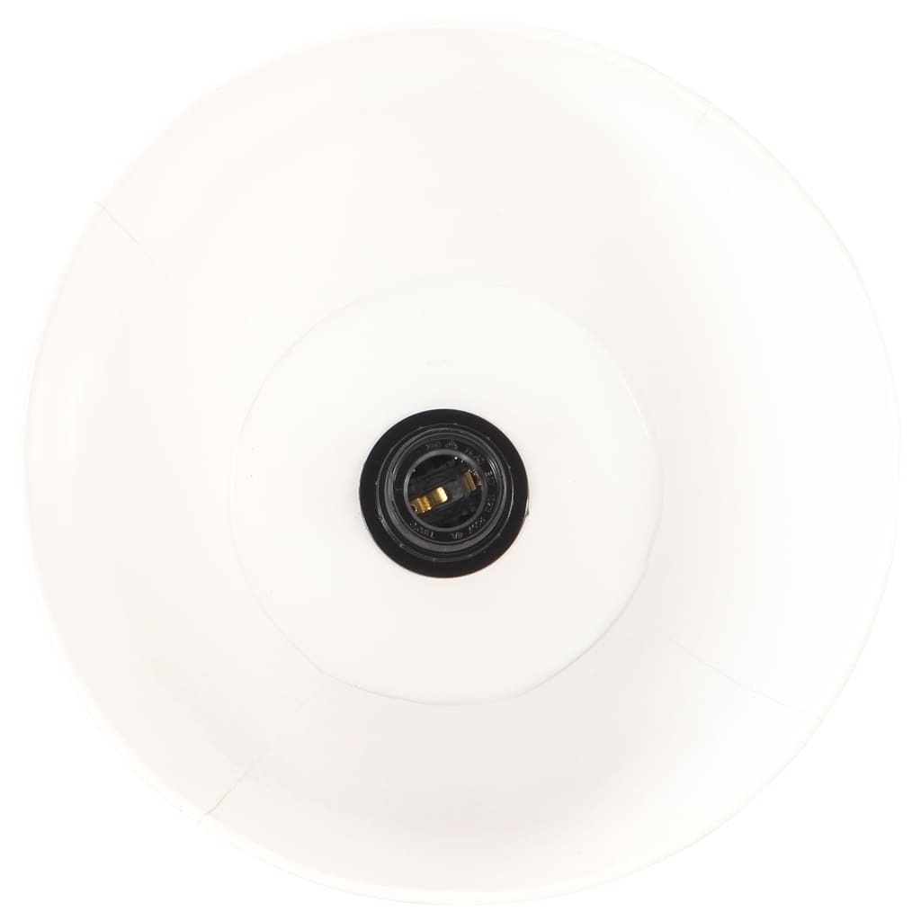 gulvlampe E27 massivt mangotræ hvid