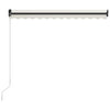 foldemarkise manuel betjening 300x250 cm cremefarvet