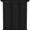 reol med 15 rum og kasser 103x30x175,5 cm stof sort