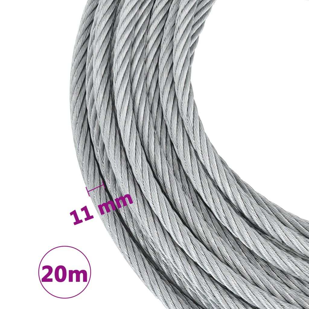 stålkabel 20 m 1600 kg