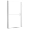 brusedør 81x195 cm matteret hærdet glas