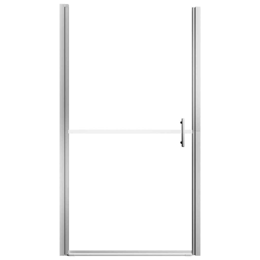 brusedør 81x195 cm matteret hærdet glas