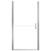 brusedør 81x195 cm matteret hærdet glas