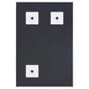 spejl  60x40 cm hvid