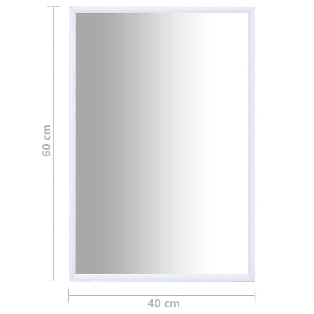spejl  60x40 cm hvid