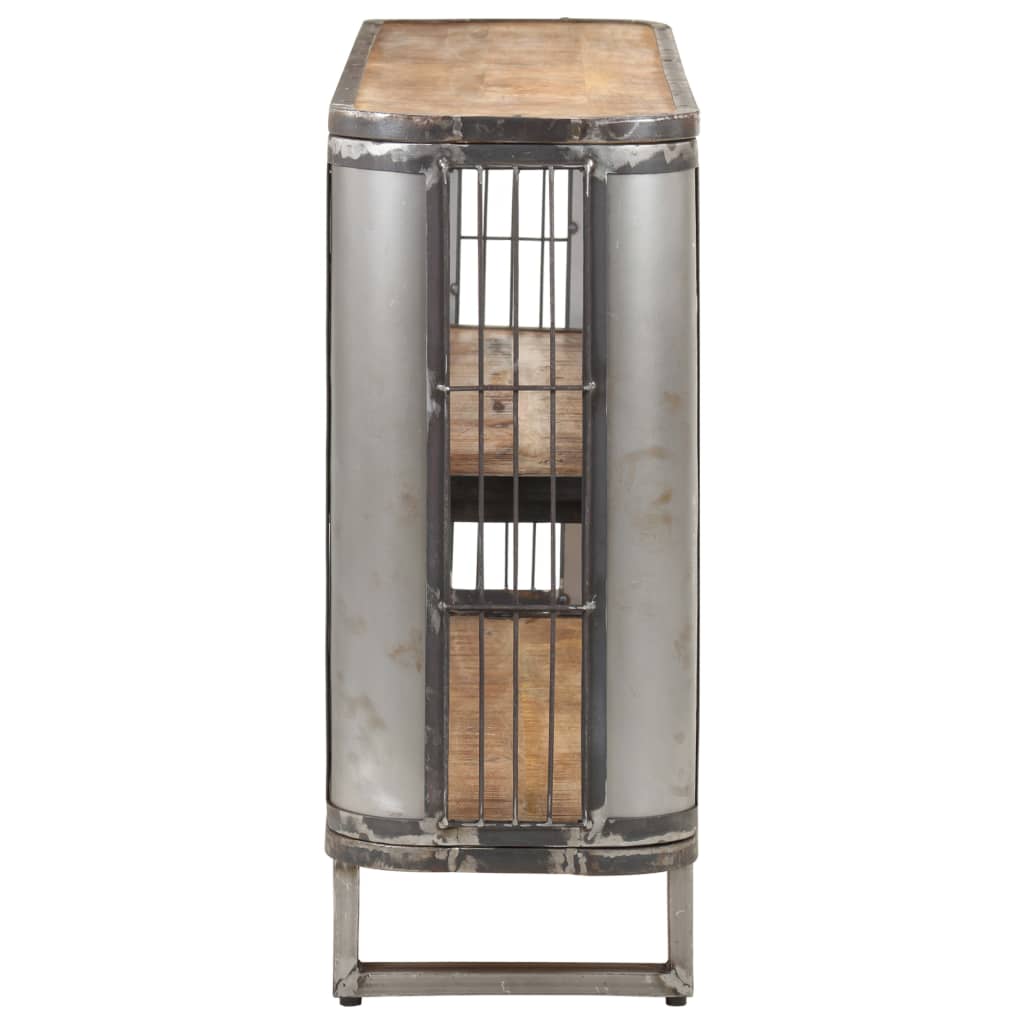 skænk 120x30x73 cm massivt mangotræ