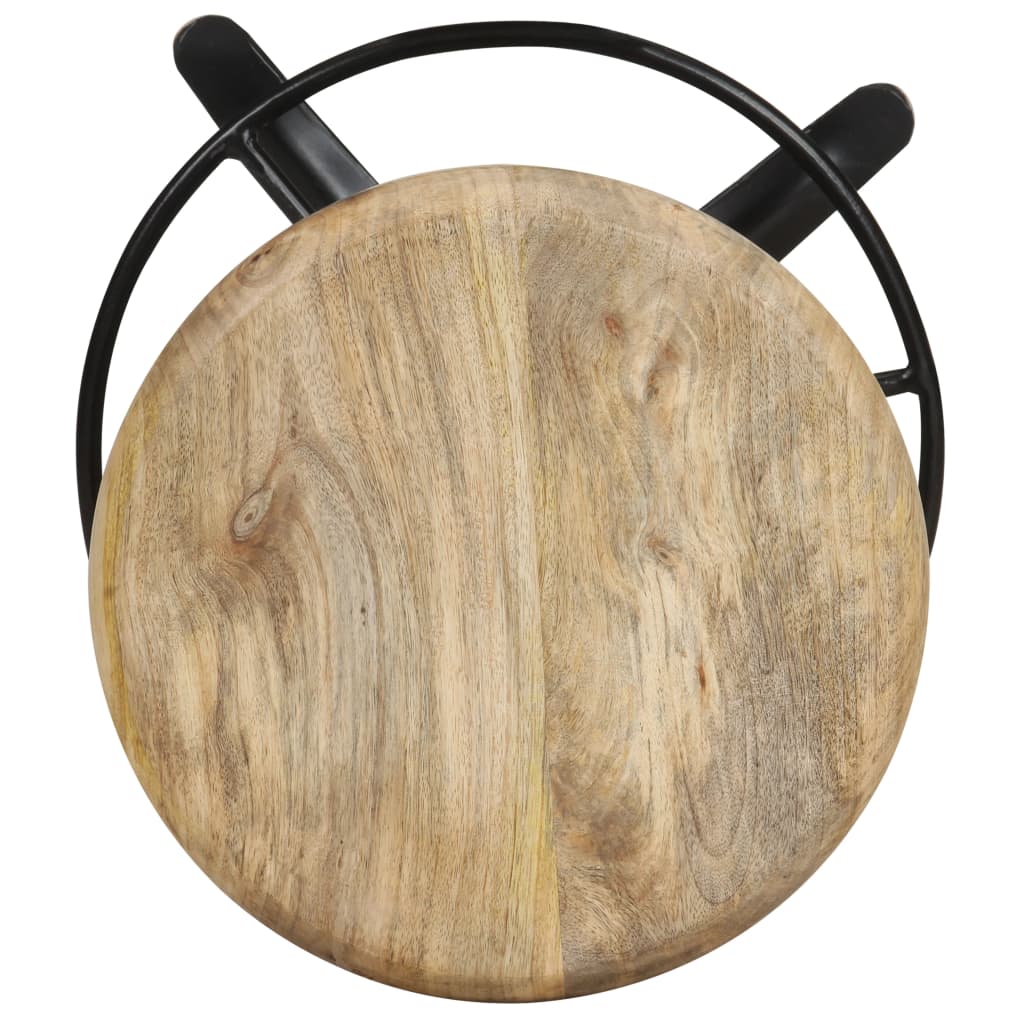 barstole 2 stk. 66 cm massivt mangotræ