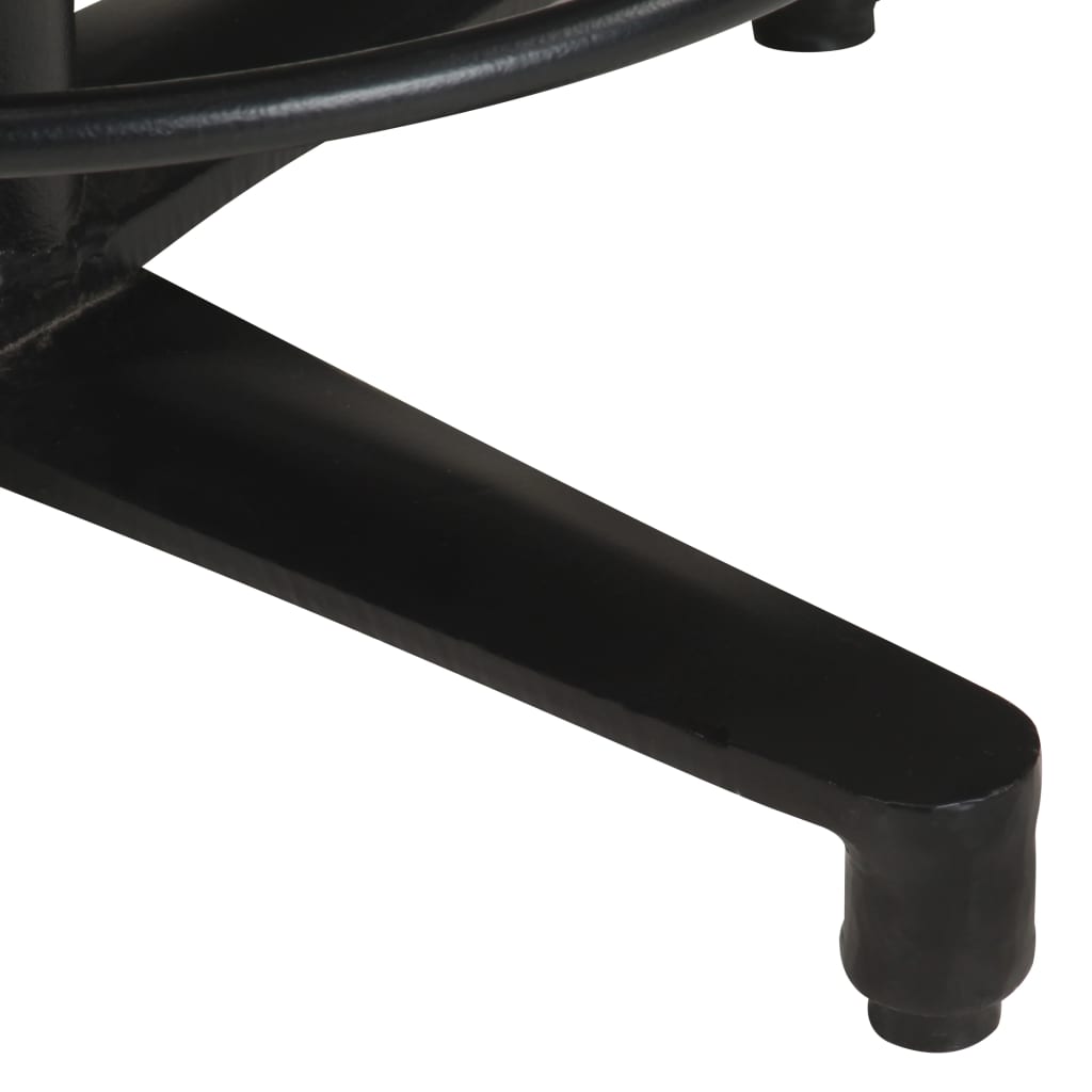 barstole 2 stk. 66 cm ægte læder