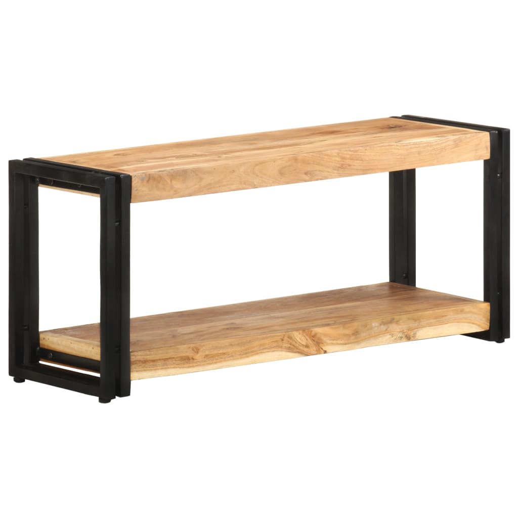tv-skab 90x30x40 cm massivt akacietræ