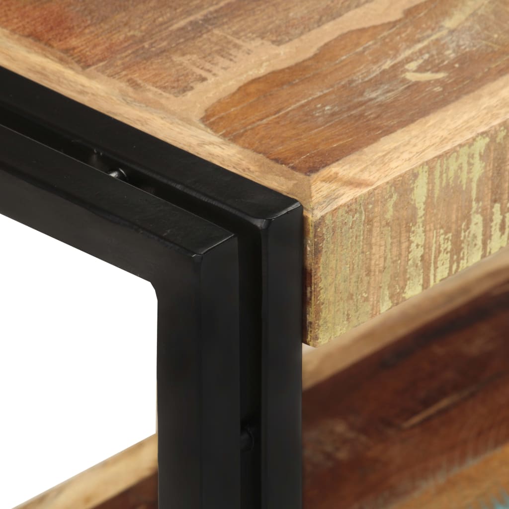tv-skab 90x30x40 cm massivt genbrugstræ