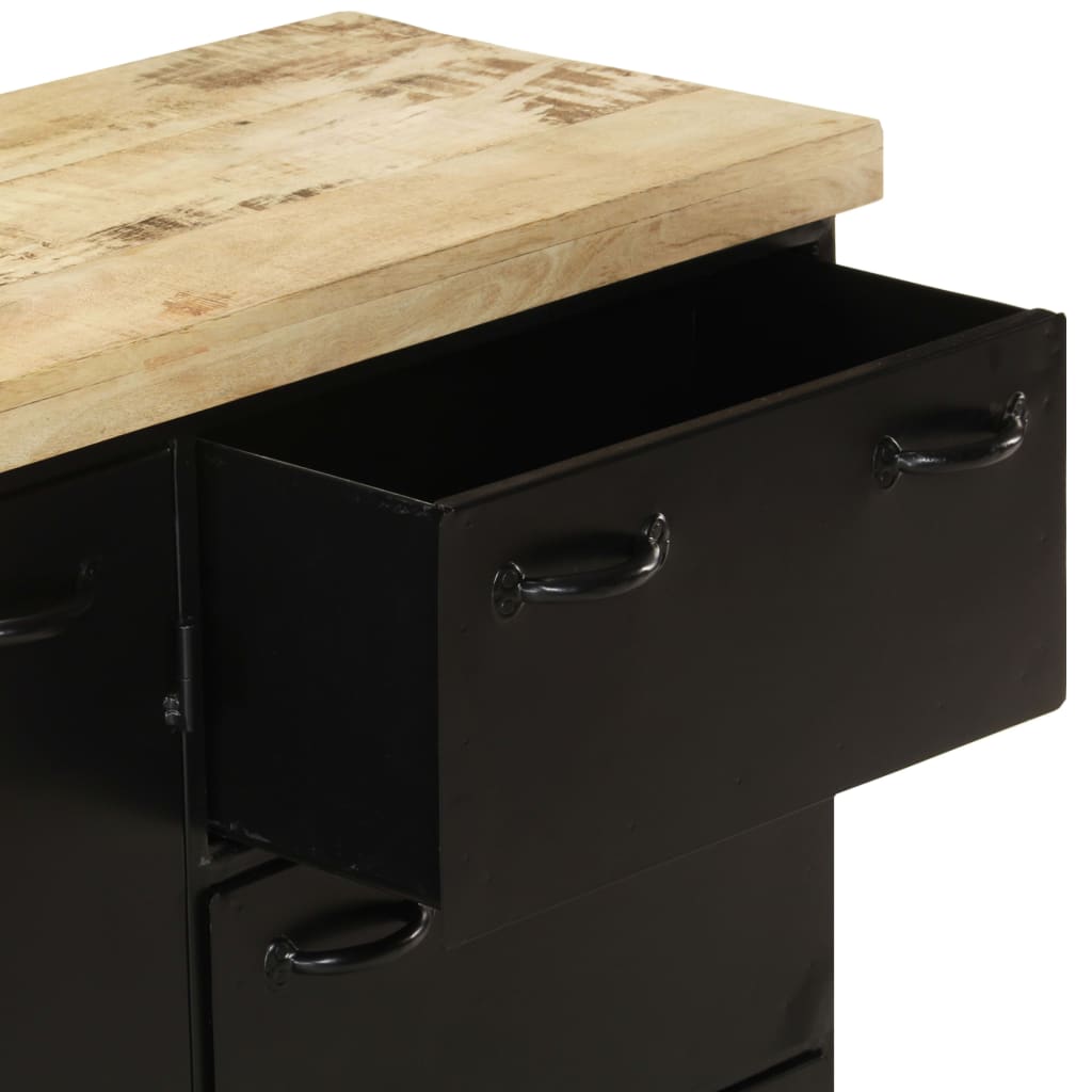 skænk 140x38x76 cm ru mangotræ