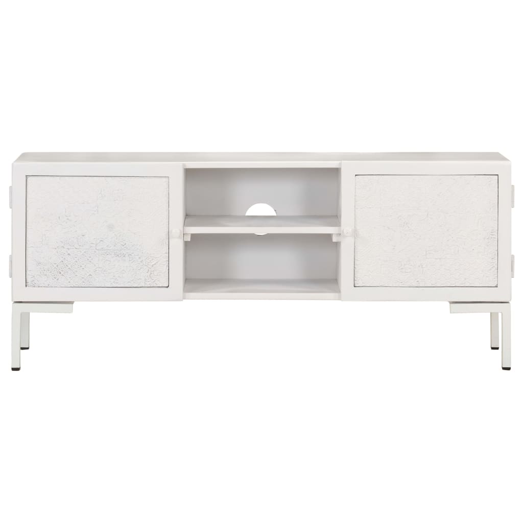 tv-skab 115x30x46 cm massivt mangotræ