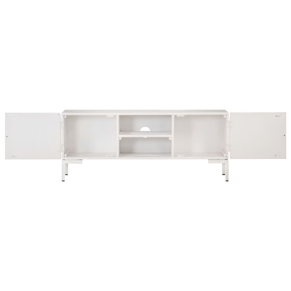tv-skab 115x30x46 cm massivt mangotræ