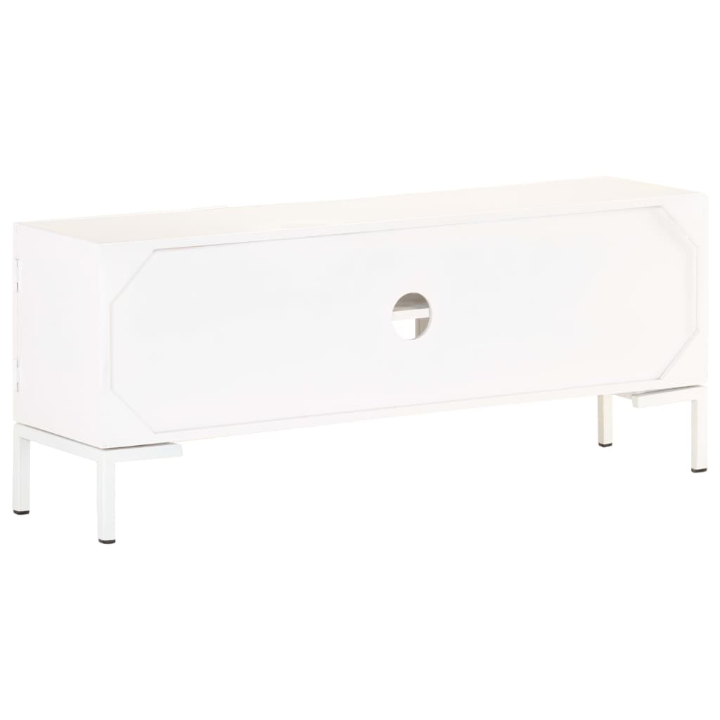 tv-skab 115x30x46 cm massivt mangotræ