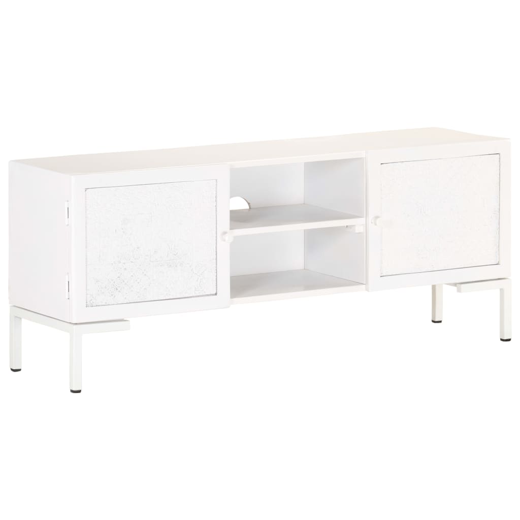 tv-skab 115x30x46 cm massivt mangotræ