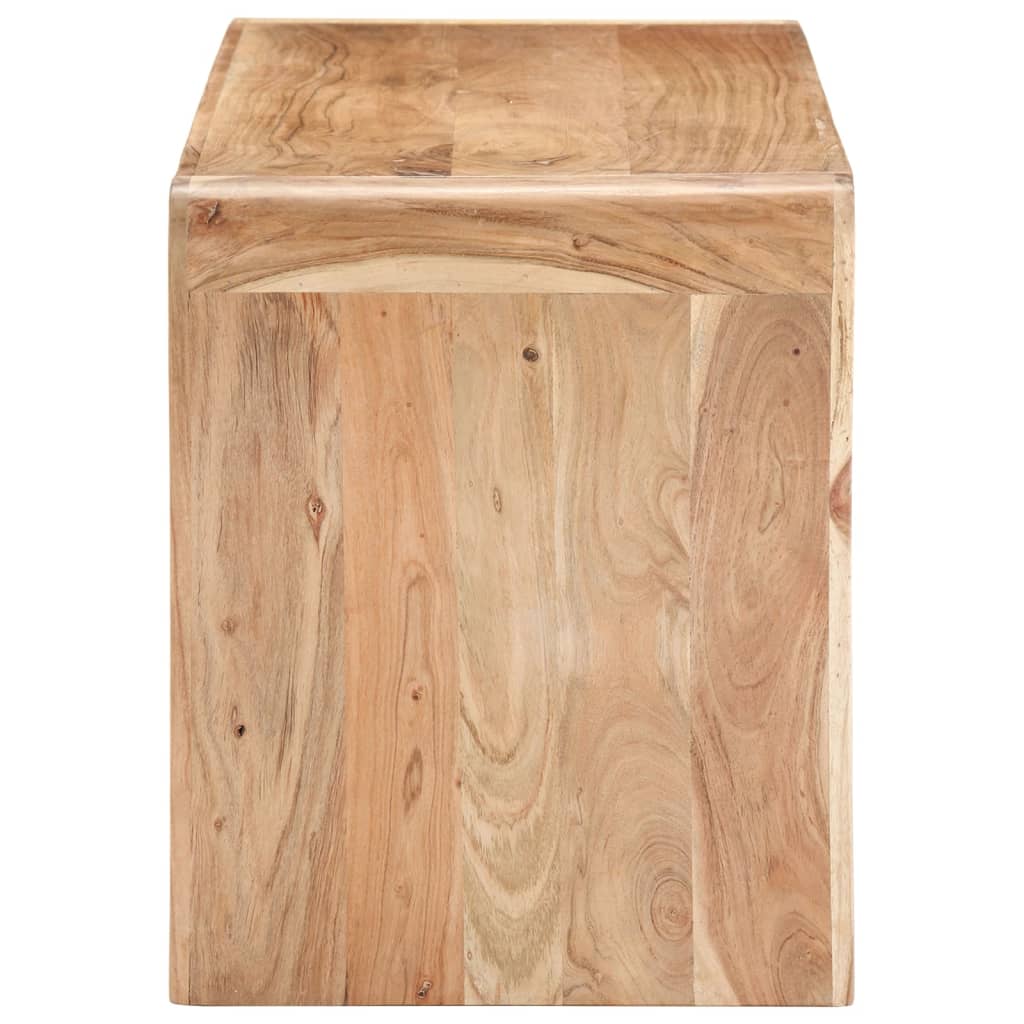 bænk 110x38x46 cm massivt akacietræ