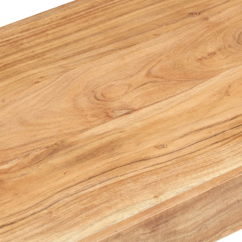 bænk 110x38x46 cm massivt akacietræ