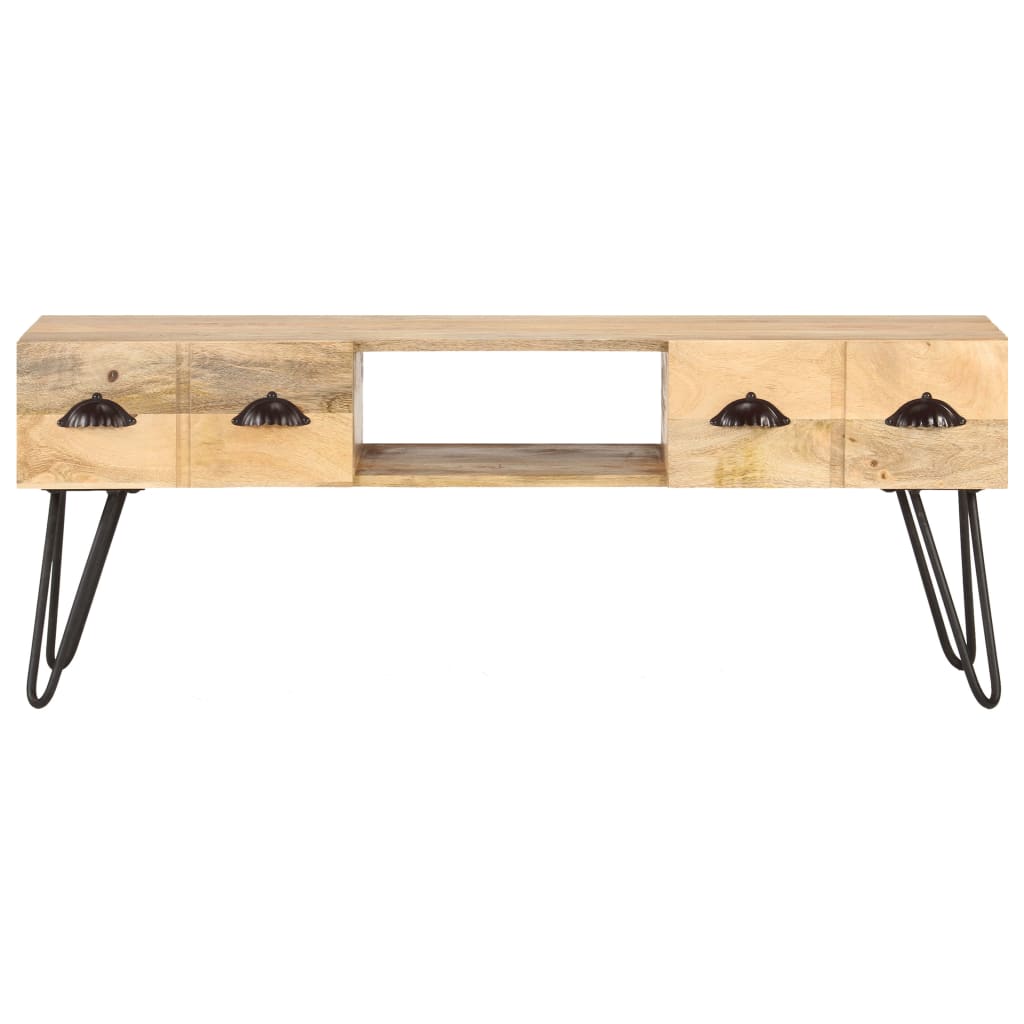 tv-skab 120x35x45 cm massivt mangotræ