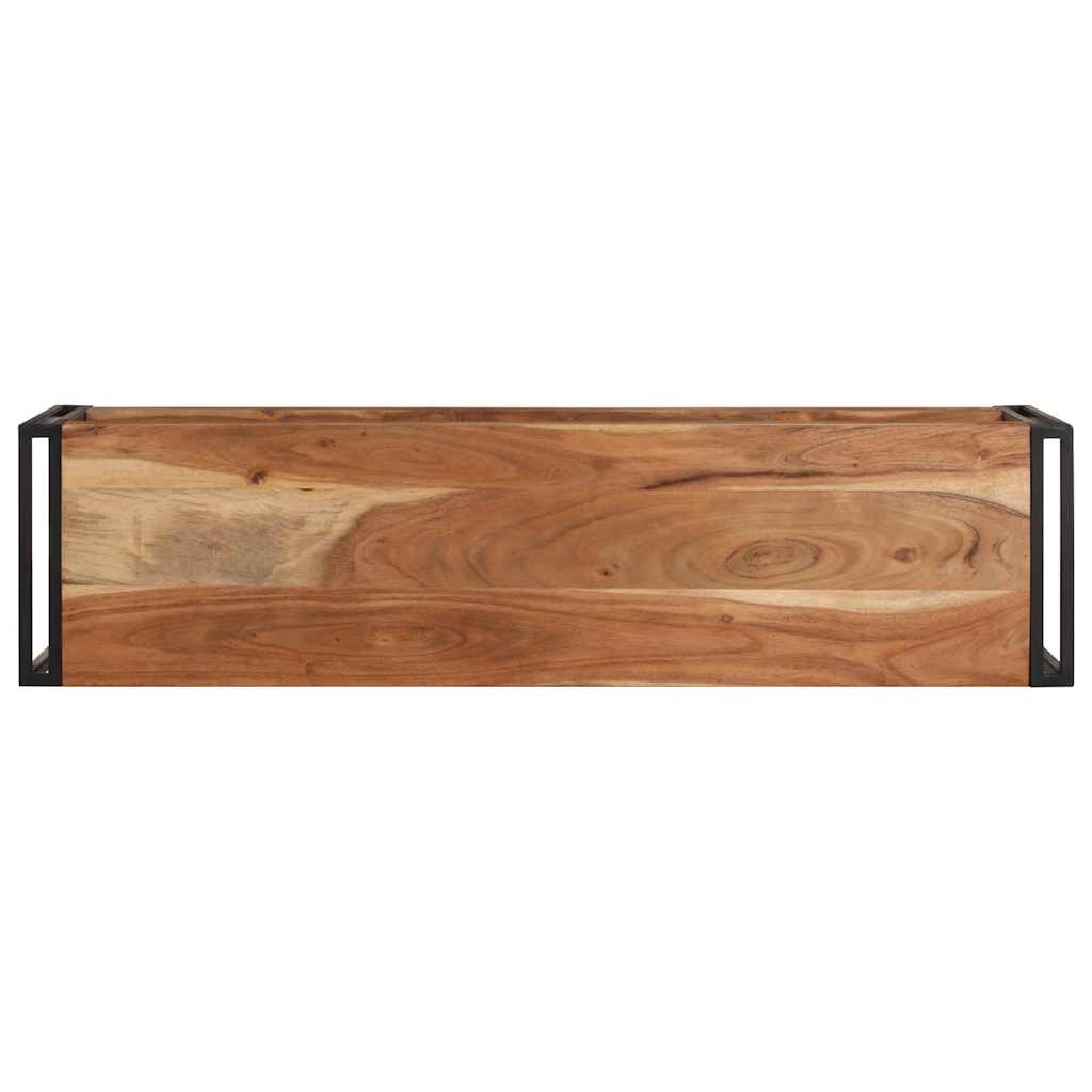 tv-skab 120x30x40 cm massivt akacietræ