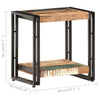sidebord 40x30x40 cm massivt genbrugstræ
