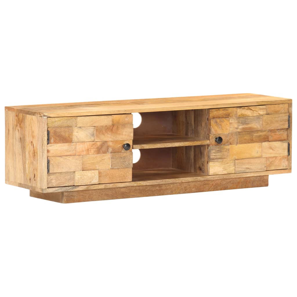tv-skab 116x30x35 cm massivt mangotræ