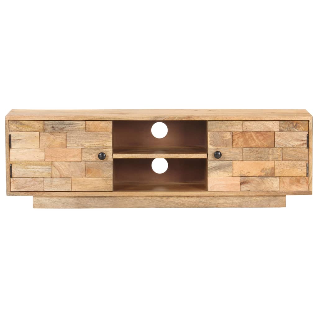 tv-skab 116x30x35 cm massivt mangotræ
