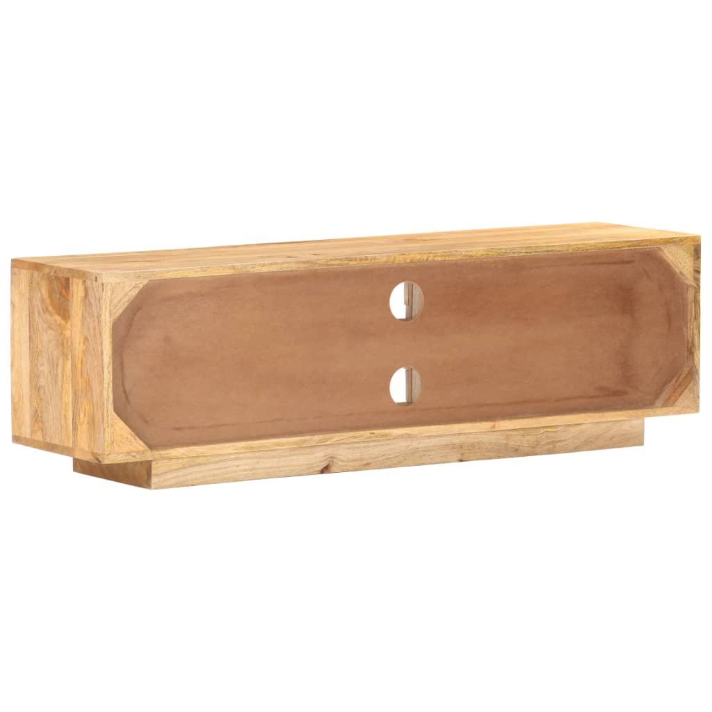 tv-skab 116x30x35 cm massivt mangotræ