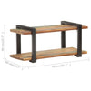 tv-skab 90x40x40 cm massivt genbrugstræ