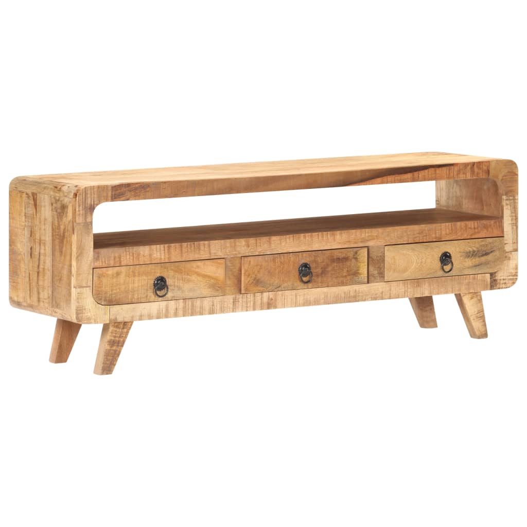 tv-skab 117x30x41 cm massivt ru mangotræ
