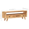tv-skab 117x30x41 cm massivt ru mangotræ