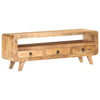 tv-skab 117x30x41 cm massivt ru mangotræ
