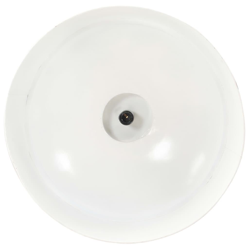 industriel hængelampe 58 cm E27 hvid