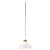 industriel hængelampe 42 cm E27 hvid