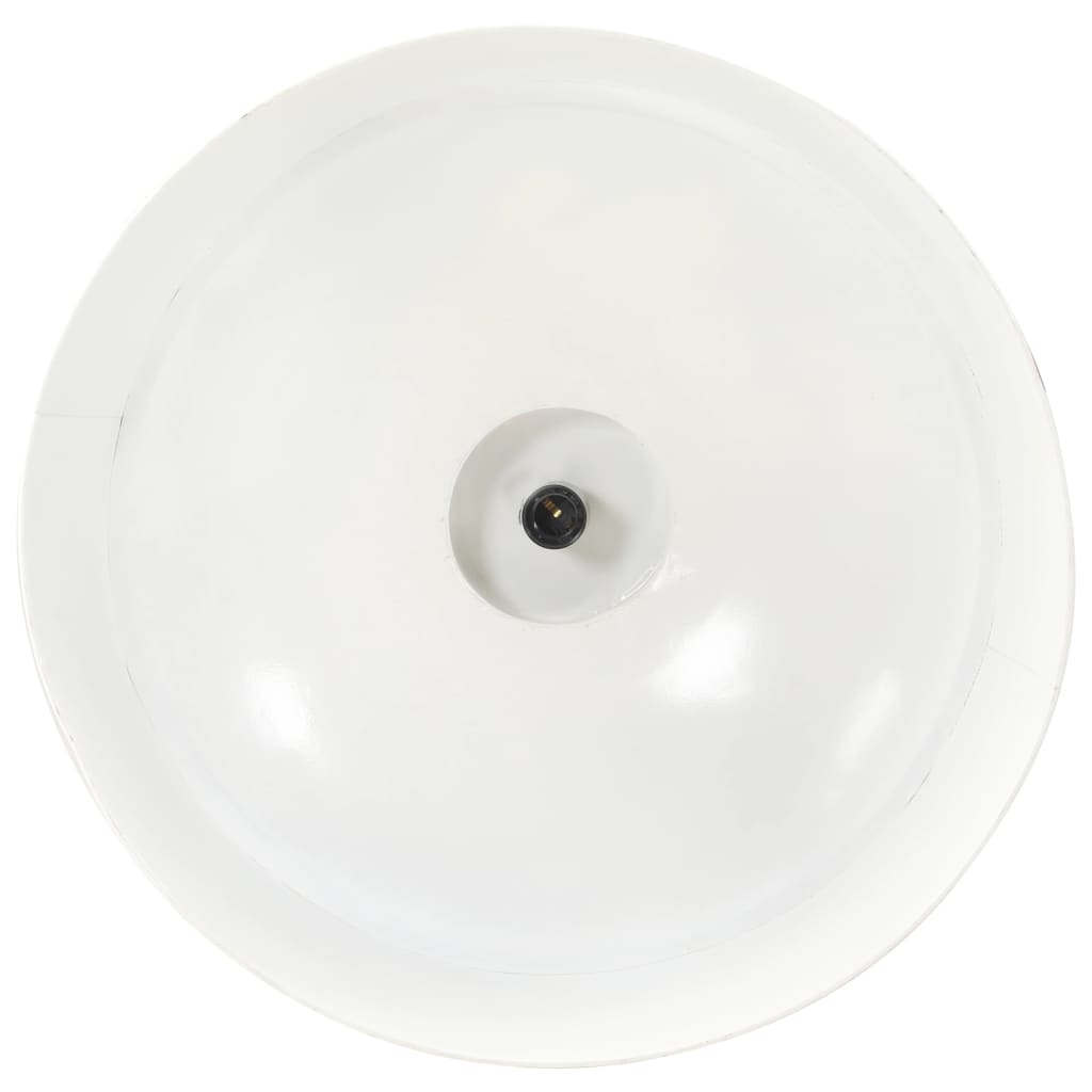 industriel hængelampe 42 cm E27 hvid