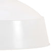industriel hængelampe 42 cm E27 hvid