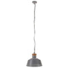 industriel hængelampe 32 cm E27 grå