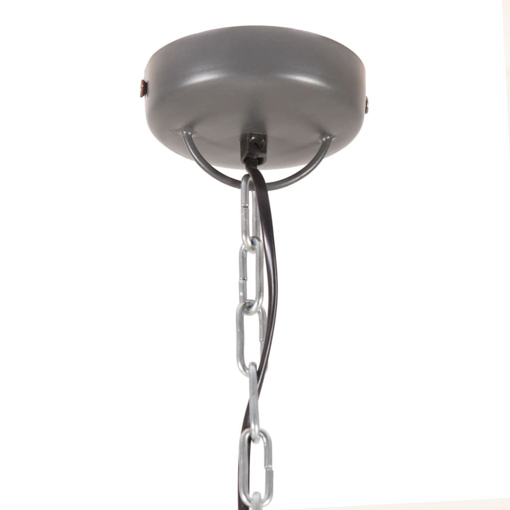 industriel hængelampe 32 cm E27 grå